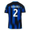 Inter Milan Dumfries 2 Hjemme 23-24 - Herre Fotballdrakt